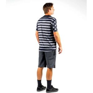 NEW Zoic 3XL mountain biking shorts chamois snaps gray cycling Adj waist pockets